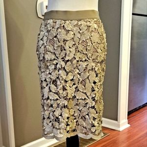 Bcbg "Guinevere" sequence skirt, size S